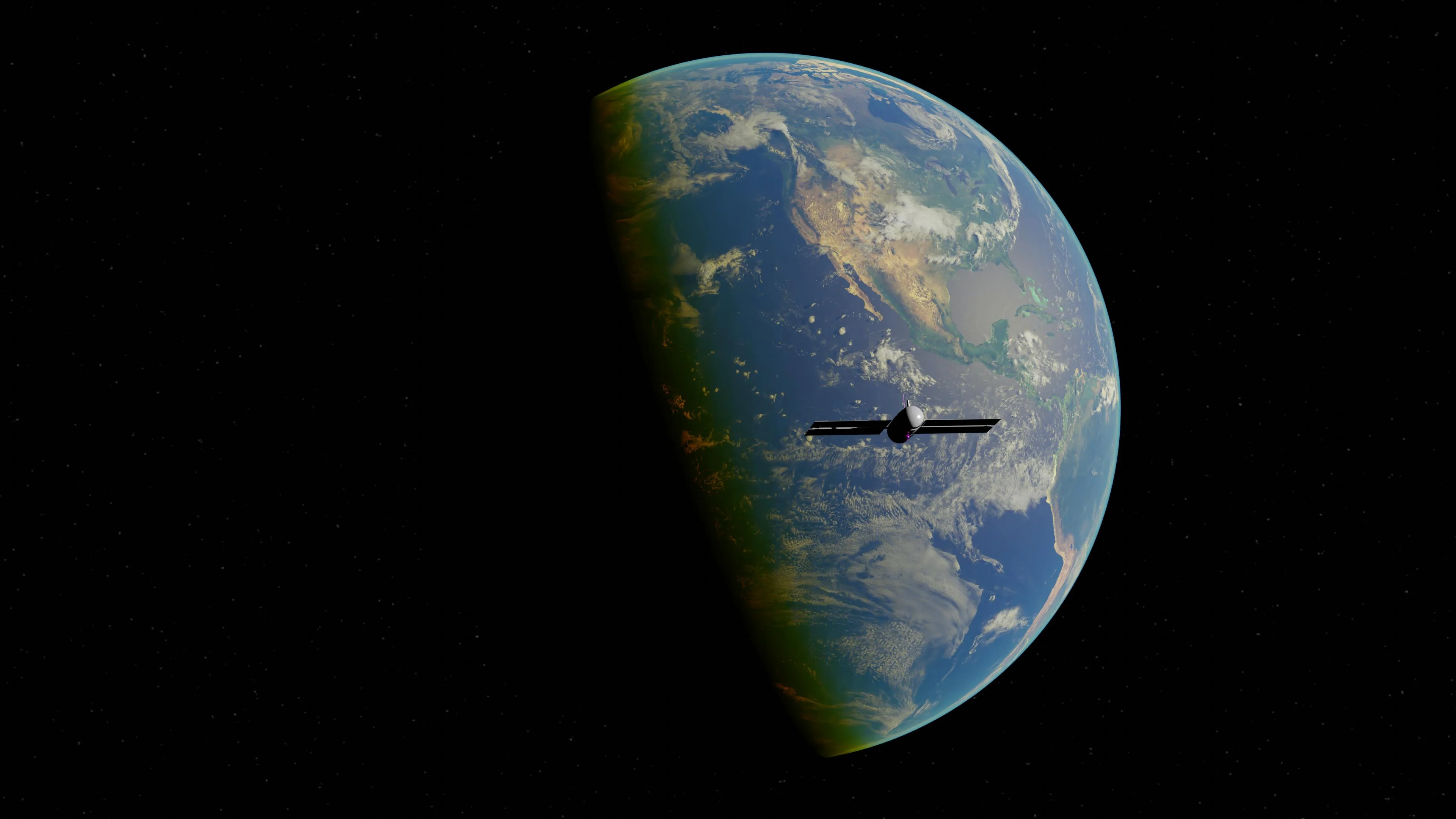 Earth from orbit